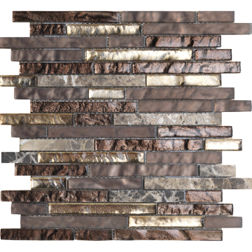 Мозаика L244000961 Treasures Bronze Emperador Strip 29,2x30,4 L'Antic Colonial