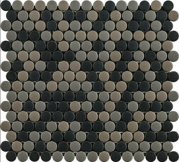 Мозаика L244006761 Glaze Dots Greys/Black Matt 31,5x29 L'Antic Colonial