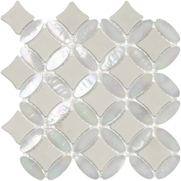 Мозаика L244007331 Victorian Island Star White 24x24 L'Antic Colonial