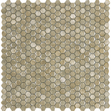 Мозаика L244008671 Gravity Aluminium Hexagon Gold 30.7x30.4x04 L'Antic Colonial