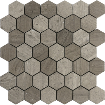 Мозаика M032-DH5 Grey Wooden 30.2x29.8 Natural