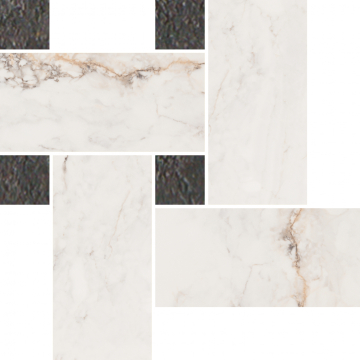 Мозаика MALLA TWISTED GOLD 21*26 Pamesa