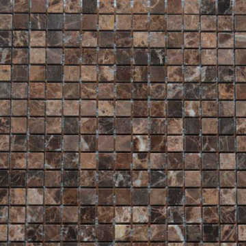 Мозаика Marble Mosaic Dark Imperador 15*15 305*305 Art & Natura
