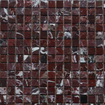 Мозаика Marble Mosaic Rosso Levanto 15*15 305*305 Art & Natura