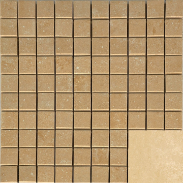 Мозаика Marte Levigato Crema Marfil Mosaico Su Rete 2.5x2.5 30x30 Casalgrande Padana