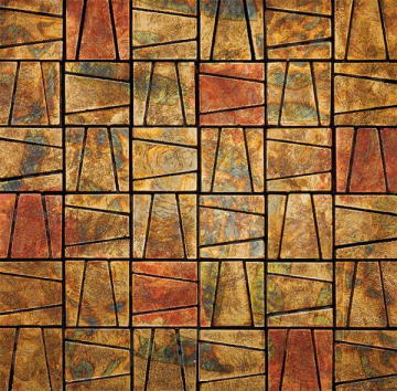 Мозаика MAYA ANTIC GOLD LVAG9 5x5 Petra Antiqua