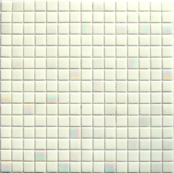 Мозаика MIX23 стекло белый (сетка) 20x20x4 327x327 NSmosaic