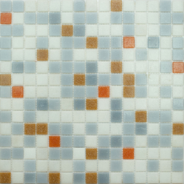 Мозаика MIX4 стекло серый (сетка) 20x20x4 327x327 NSmosaic