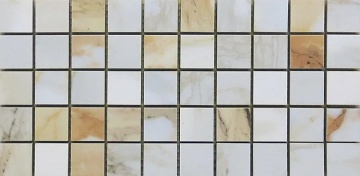 Мозаика MK.CAL MV LP BIANCO 3*3 15x30 La Faenza