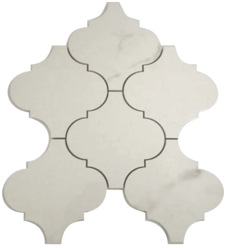 Мозаика Mk.Trex Arabesco W LP 6.5mm 32.1x37.3 La Faenza