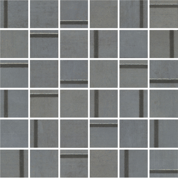 Мозаика MM13131 Декор Гварди 1 мозаичный синий матовый обрезной 30x30x0,9 Kerama Marazzi