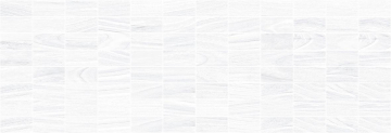 Мозаика MM60070 Zen Декор мозаичный белый 20х60 Laparet