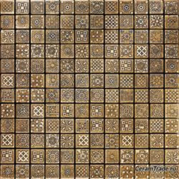 Мозаика MOS.2.5X2.5 Dark Gold 800 Petra Antiqua