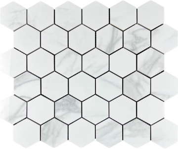 Мозаика Mosaic Satuario Glacier 48 Hexagone 30.9x32.2 Velsaa