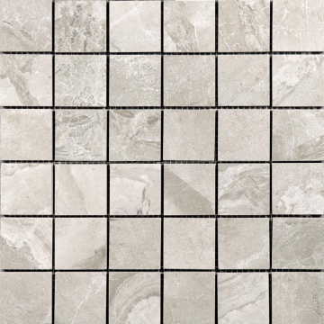 Мозаика Mosaico Dolomite Cinder Plata (5x5) 30x30 Ceracasa