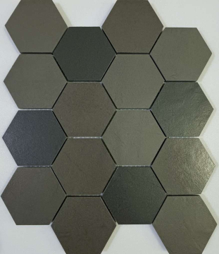 Мозаика Mosaico Resina Black + Havana + Tobacco чип 72х82 Casalgrande Padana