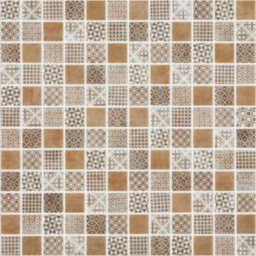 Мозаика Мозаика Born Brown 31.5x31.5 (на сетке) Vidrepur