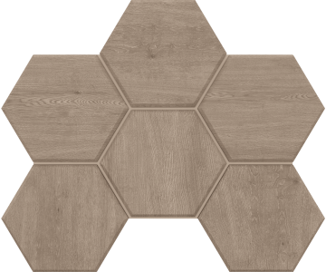Мозаика Мозаика CW02 Classic Wood Hexagon неполированная 25x28.5 Estima