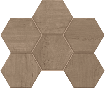Мозаика Мозаика CW03 Classic Wood Hexagon неполированная 25x28.5 Estima