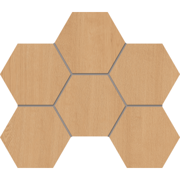 Мозаика Мозаика CW04 Classic Wood Hexagon неполированная 25x28.5 Estima