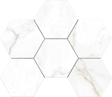 Мозаика Мозаика ID01 Ideal Hexagon полированный 25x28.5 Estima