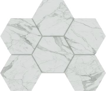 Мозаика Мозаика MN01 Montis Hexagon неполированная 25x28.5 Estima