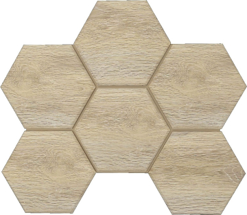 Мозаика Мозаика SI01 Selection Hexagon неполированная 25x28.5x1.0 Ametis by Estima