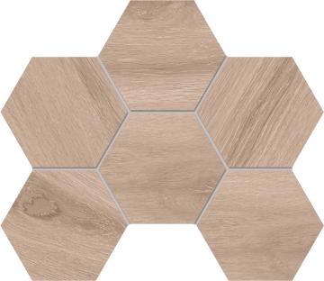 Мозаика Мозаика SI01 Selection Hexagon неполированная 25x28.5x1.0 Ametis by Estima