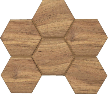 Мозаика Мозаика SI02 Selection Hexagon неполированная 25x28.5x1.0 Ametis by Estima