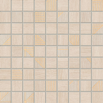 Мозаика MS -Woodbrille beige 30x30 Tubadzin