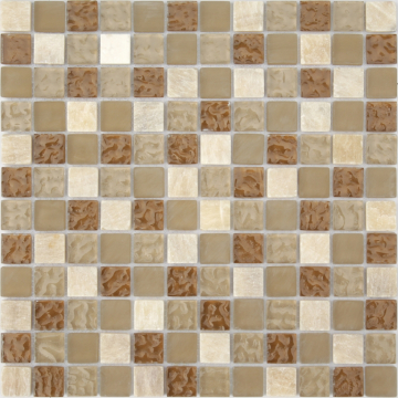 Мозаика Naturelle Amber 23x23x8 (ПУ) 298x298 Caramelle Mosaic