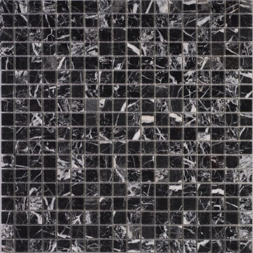 Мозаика NERO MARQUINA 1,5x1,5x0,8 polished Premium Marble