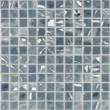Мозаика Oasis Grey 7104 (на сетке) 25x25 31,7x31,7 Vidrepur