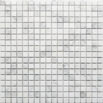 Мозаика Pietrine Dolomiti bianco MAT 15x15 - толщ. 4 мм 30.5x30.5 Caramelle Mosaic