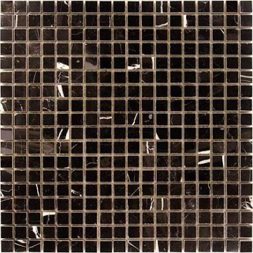 Мозаика Pietrine Nero Oriente MAT 15x15x4 30.5x30.5 Caramelle Mosaic