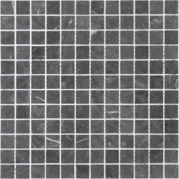 Мозаика Pietrine Nero Oriente MAT 23x23x4 298х298 Caramelle Mosaic