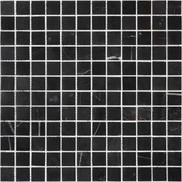 Мозаика Pietrine Nero Oriente POL 23x23x4 298х298 Caramelle Mosaic