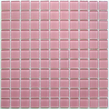 Мозаика Pink glass (стекло) 25*25 300*300 Bonaparte