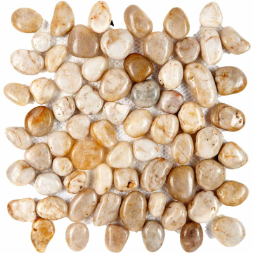 Мозаика PIX267 Мозаика из гальки White stone 30.5х30.5 Pixmosaic