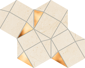 Мозаика Plain Stone Mosaic Matt Gloss 30.2x19.6 Tubadzin