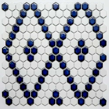 Мозаика PS2326-43 Porcelain 2.3x2.6 30.6x35 NSmosaic