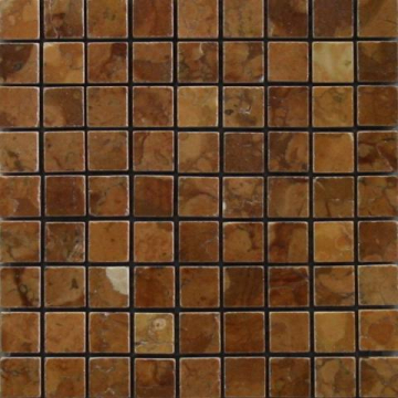 Мозаика ROSSO VERONA 1,5x1,5x0,8 polished Premium Marble