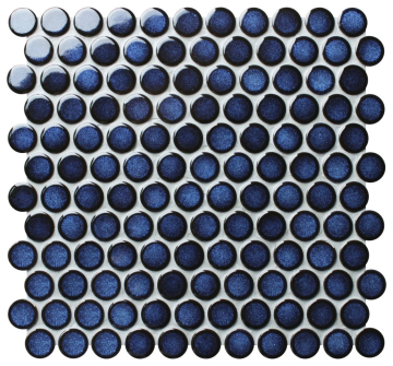 Мозаика Round midnight blue 28x28x6 312x330 Bonaparte