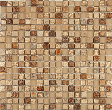 Мозаика S-822 стекло керамика (15x15x8) 305*305 NSmosaic