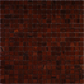 Мозаика SANDAL WOOD ROJO 1,5x1,5x0,8 polished Premium Marble