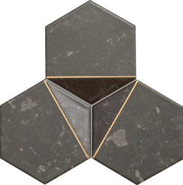 Мозаика Scoria black 1 19.2x16.5 Tubadzin