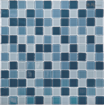 Мозаика SG-8074 стекло 25x25x4 300x300 NSmosaic