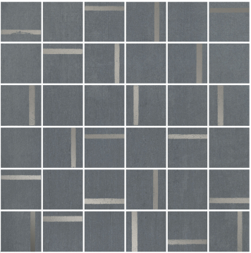 Мозаика SG640220/MM Декор Гварди 2 мозаичный синий матовый обрезной 30x30x0,9 Kerama Marazzi
