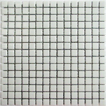 Мозаика SP20-1001 Моноколор белый 31.5x31.5 Keramissimo