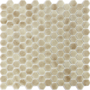 Мозаика STP-BG011-HEX стекло (25) 300х300 Natural